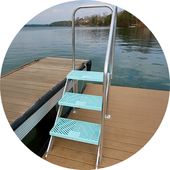 LakeEze FlexSteps for your lakefront property, brought to you by Kroeger Marine