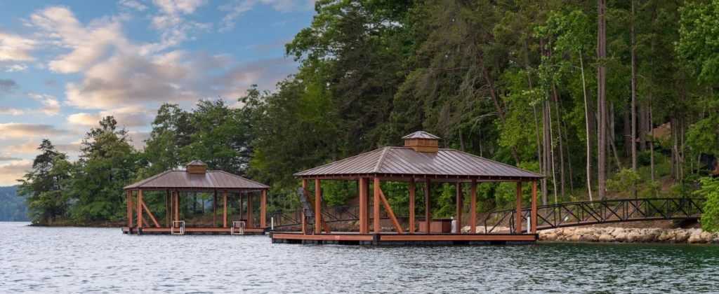 Kroeger Marine custom docks design and installation on Lake Allatoona, Georgia