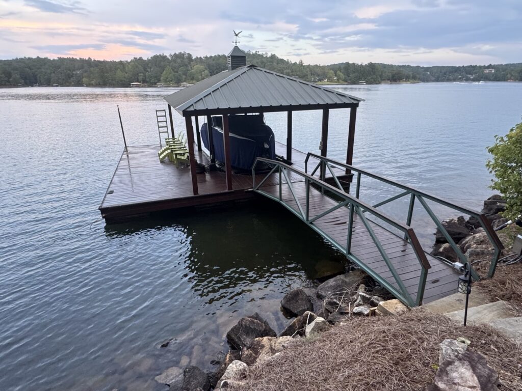 Dock repair lake hartwell