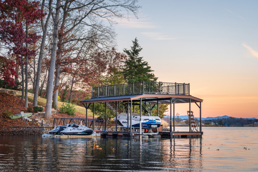Boat Dock Remodel and Sundeck Dock on Lake Keowee