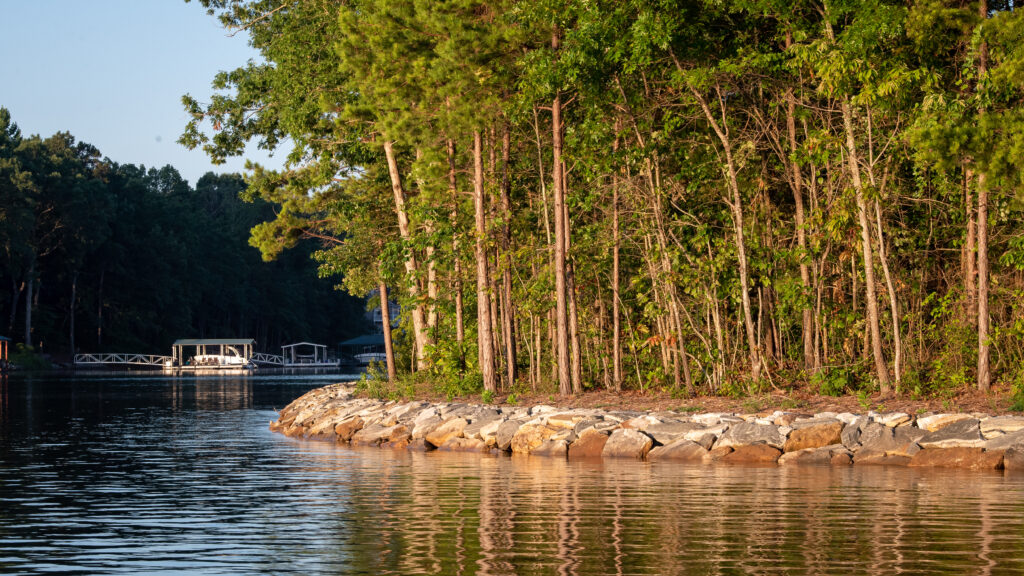 Lake Keowee Erosion Control Rip Rap