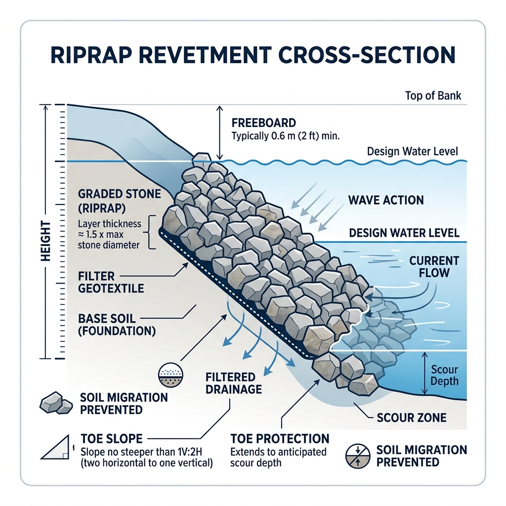 The guide to rip rap erosion control on Lake Keowee
