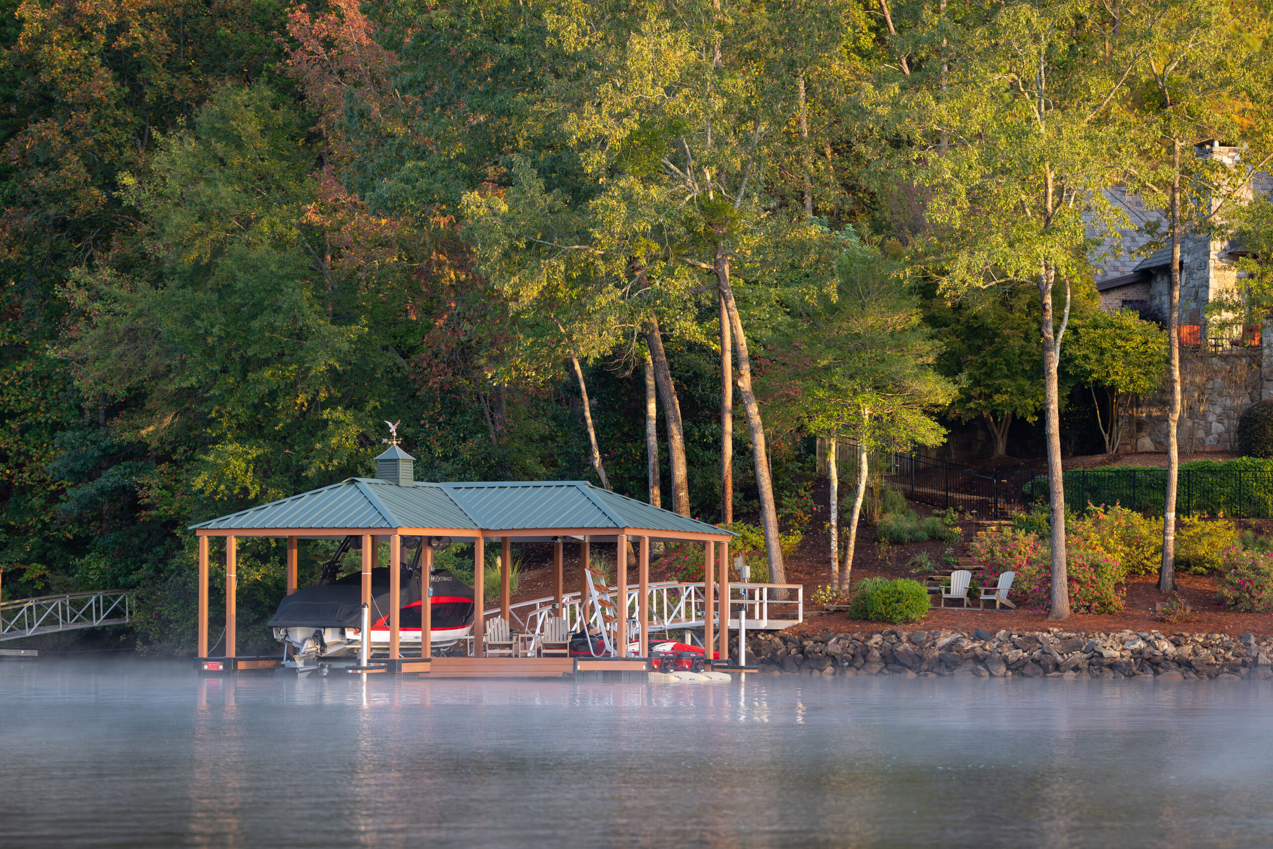 Custom dock on Lake Hartwell